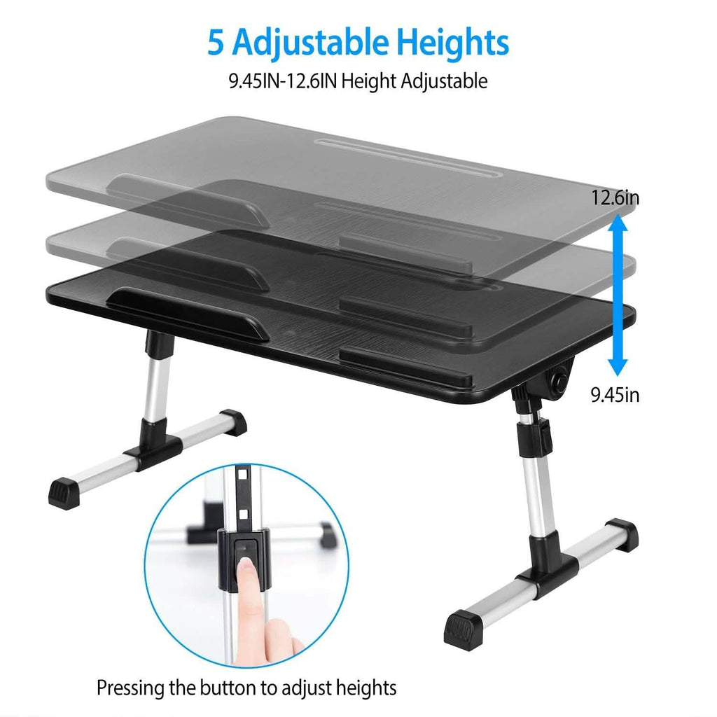 Support d'ordinateur portable pliable - Hauteur et inclinaison réglables