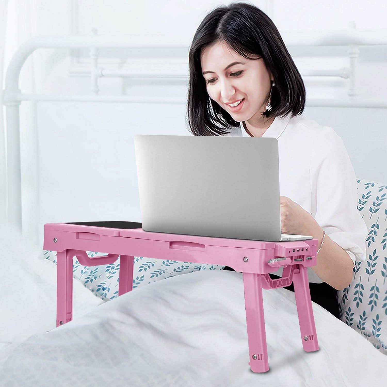 Table d'ordinateur portable pliable pour lit ou bureau