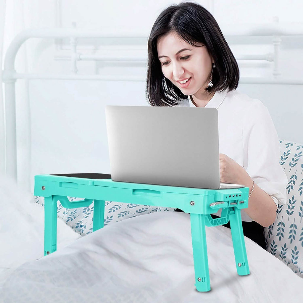 Table d'ordinateur portable pliable pour lit ou bureau