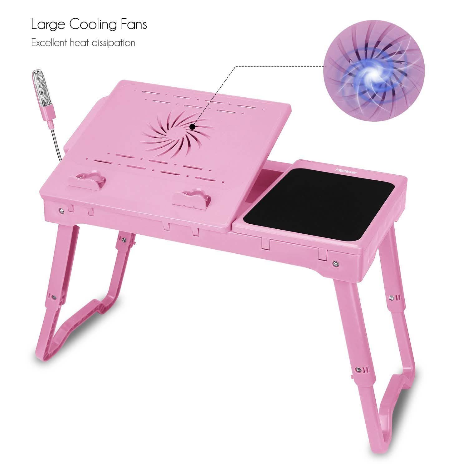 Table d'ordinateur portable pliable pour lit ou bureau