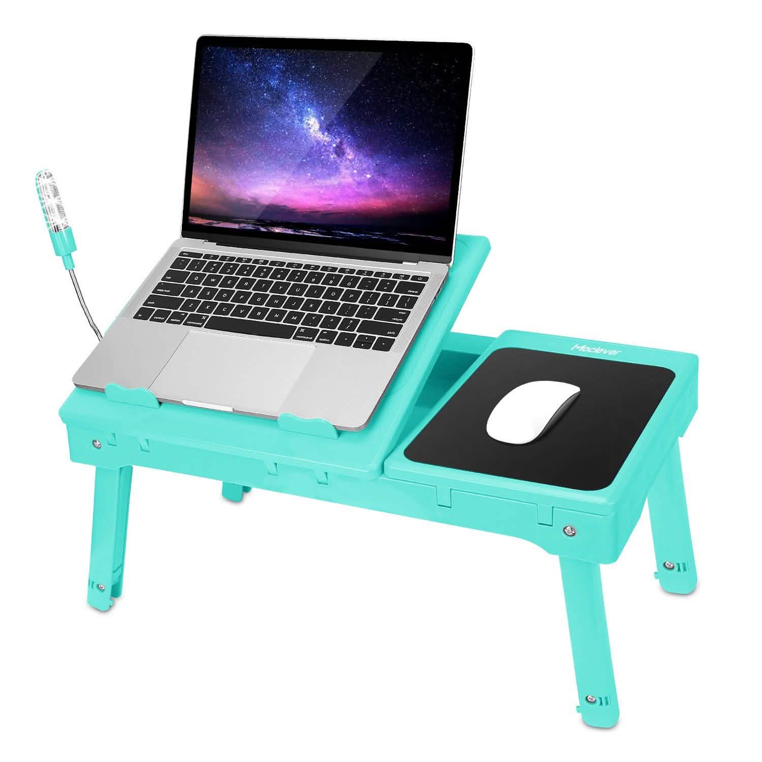 Table d'ordinateur portable pliable pour lit ou bureau