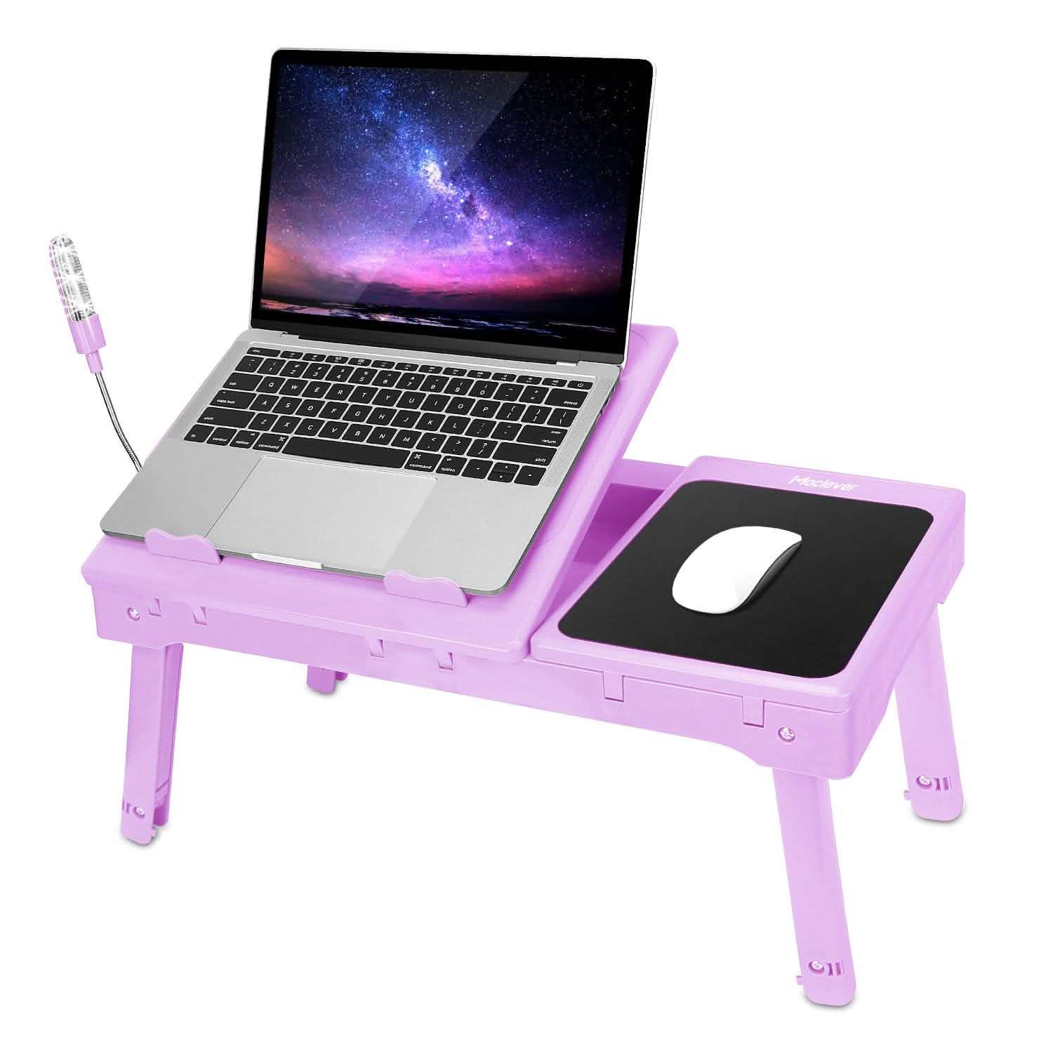 Table d'ordinateur portable pliable pour lit ou bureau