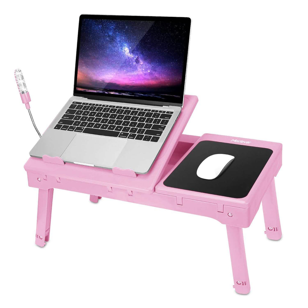Table d'ordinateur portable pliable pour lit ou bureau