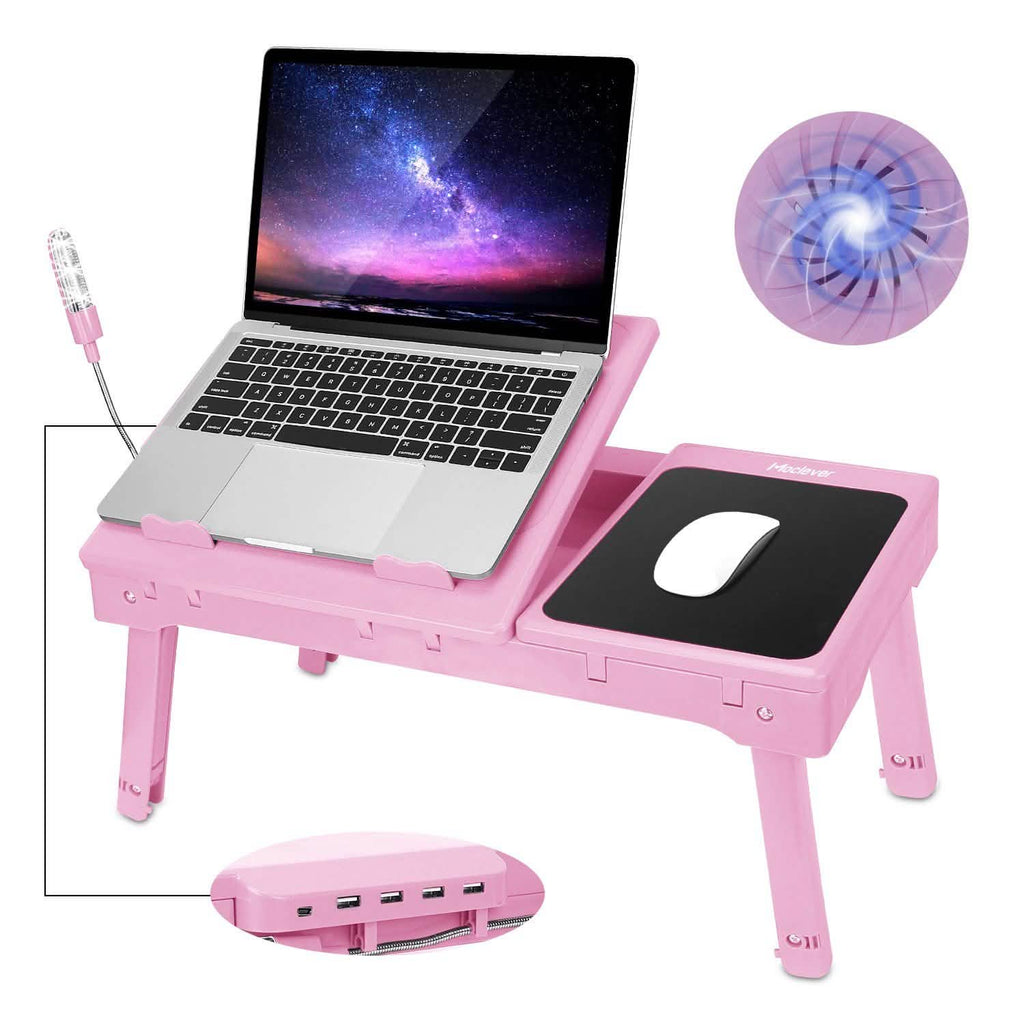 Table d'ordinateur portable pliable pour lit ou bureau