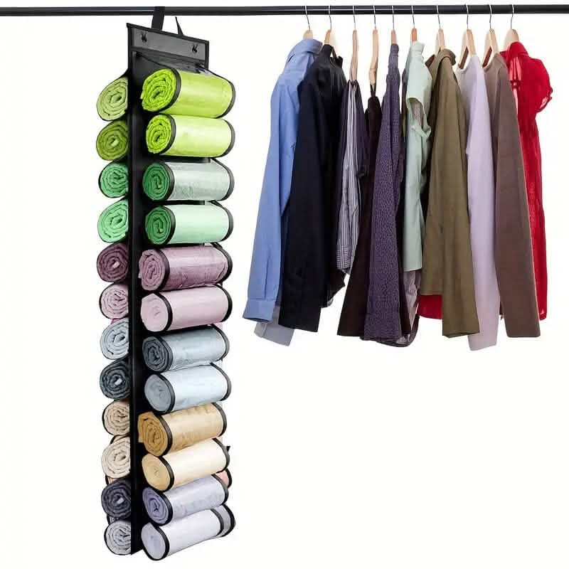 Sac de rangement pliable en plastique pour leggings