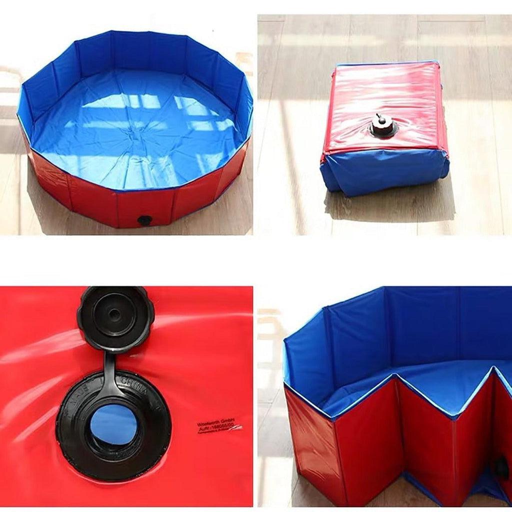 Piscine pliable pour chien et chat, baignoire en PVC pour laver les chiens, lit de maison pour chiens de grande et petite taille, piscine d'été portative, baignoires antidérapantes en PVC, pliable pour chiens de petite et moyenne taille.