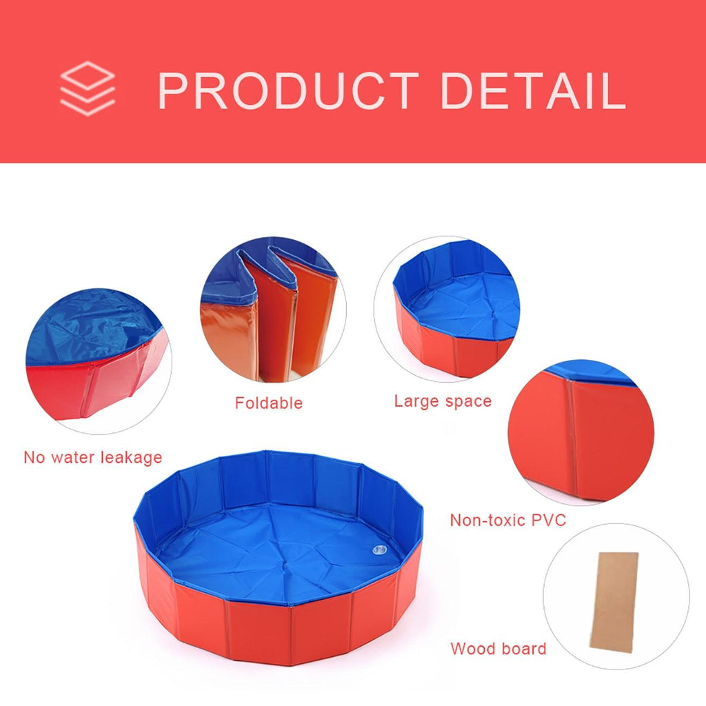 Piscine pliable pour chien et chat, baignoire en PVC pour laver les chiens, lit de maison pour chiens de grande et petite taille, piscine d'été portative, baignoires antidérapantes en PVC, pliable pour chiens de petite et moyenne taille.