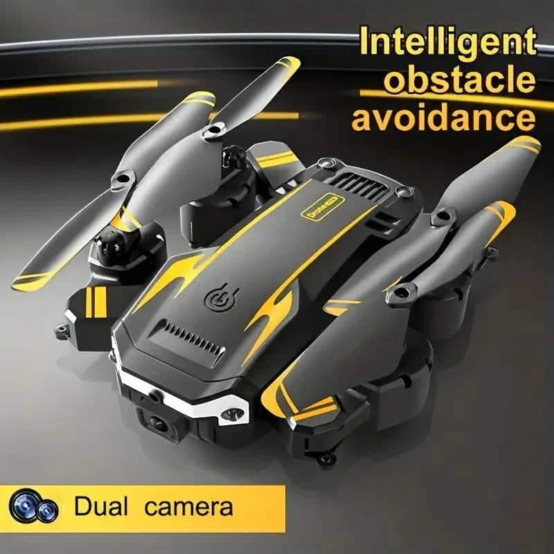 Mini-drone quadricoptère pliable avec double caméra