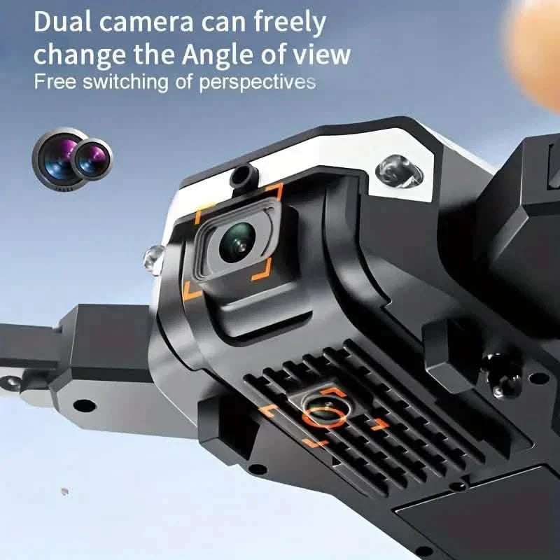 Mini-drone quadricoptère pliable avec double caméra