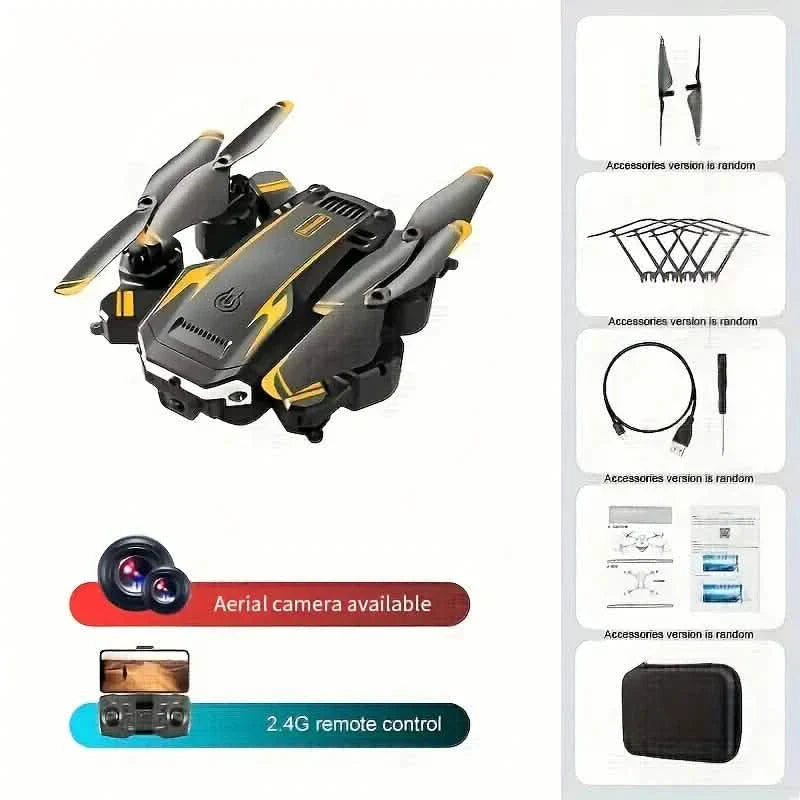 Mini-drone quadricoptère pliable avec double caméra