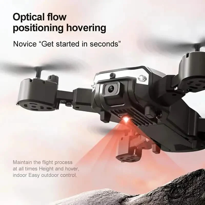 Mini-drone quadricoptère pliable avec double caméra