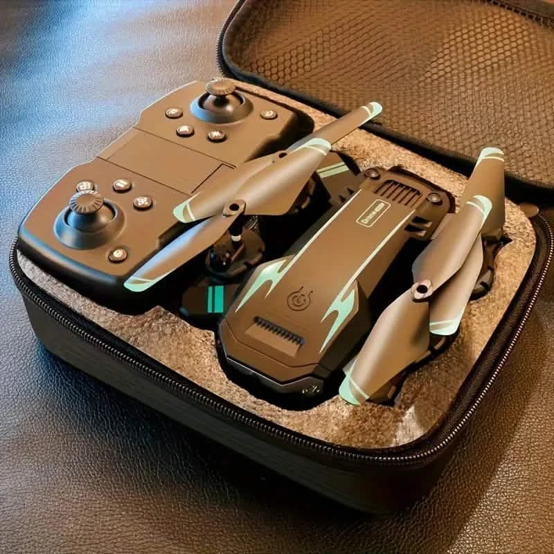 Mini-drone quadricoptère pliable avec double caméra
