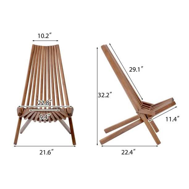 Chaises pliantes pour le camping en extérieur