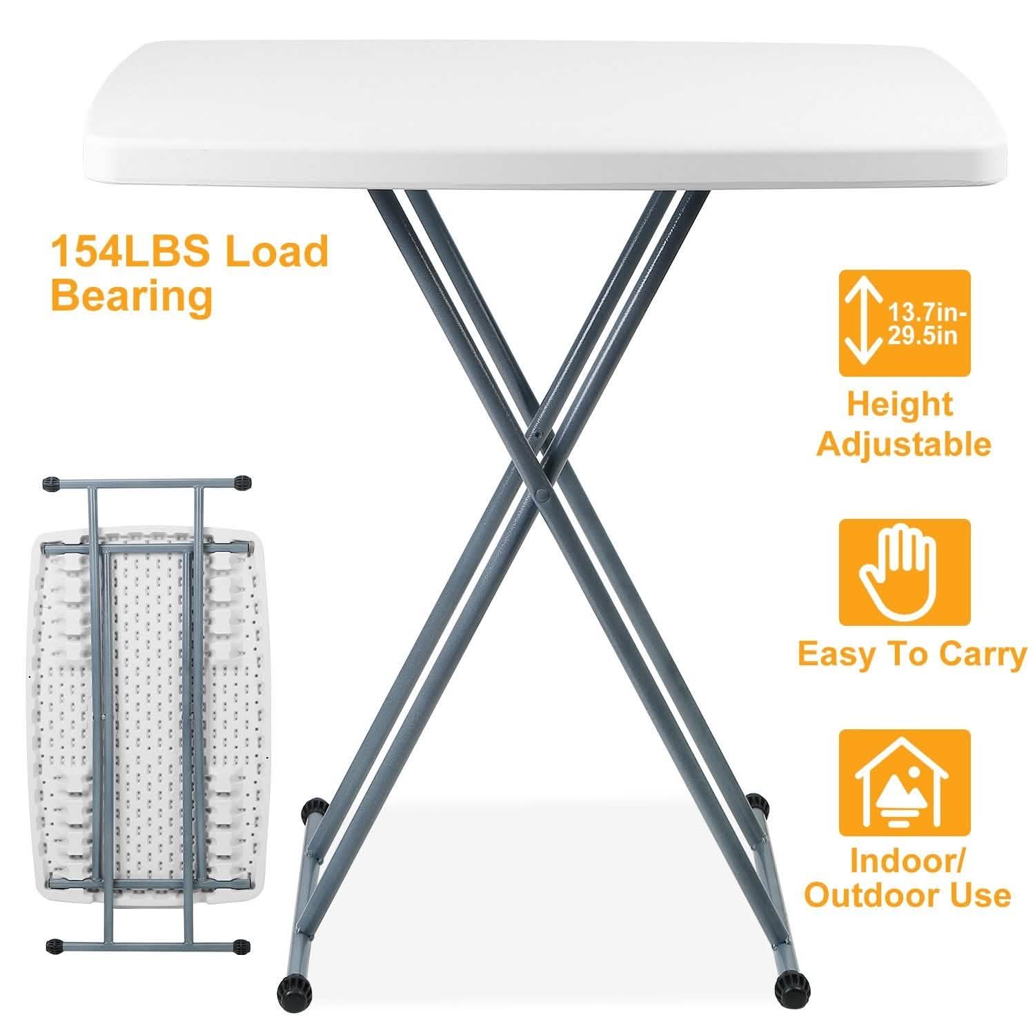 Table à goûter pliable réglable en hauteur