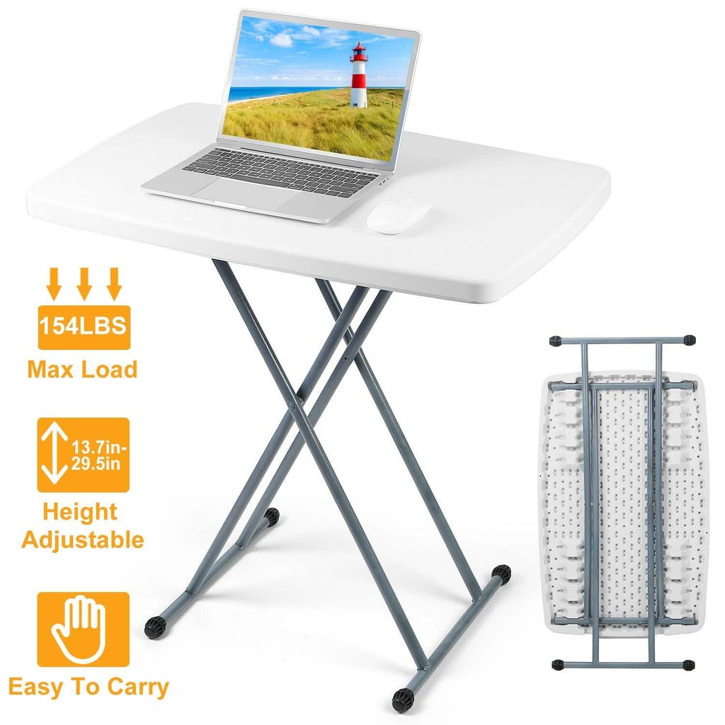Table à goûter pliable réglable en hauteur