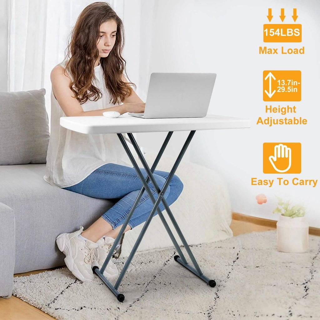 Table à goûter pliable réglable en hauteur