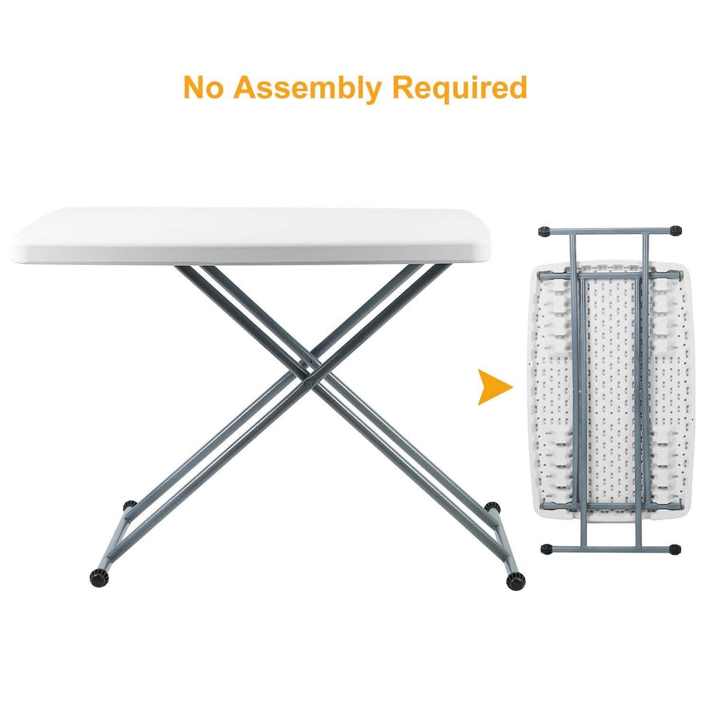 Table à goûter pliable réglable en hauteur