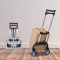 Chariot à bagages pliant avec corde élastique
