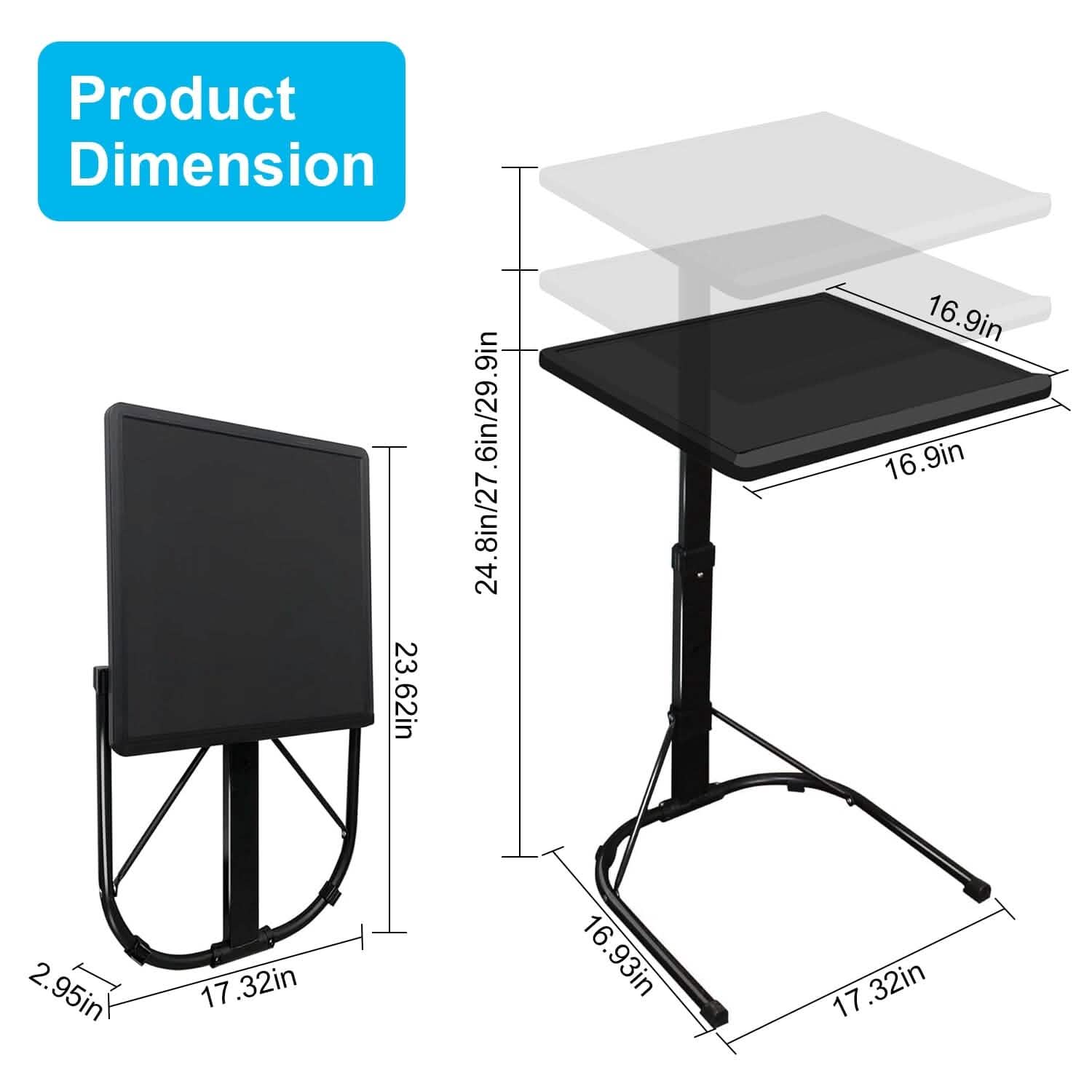 Table d'appoint pliable pour ordinateur portable