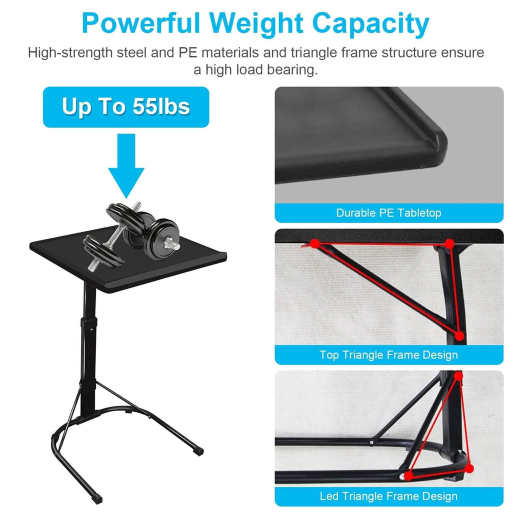 Table d'appoint pliable pour ordinateur portable
