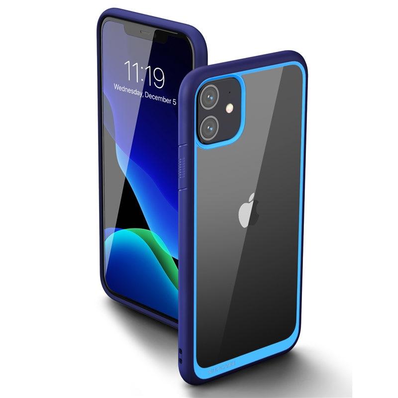 Pour iPhone 11 Coque 6,1 pouces Housse de protection élégante Bumper Case Élégant Étui pour iPhone 11 6,1 pouces Housse de protection transparente pour iPhone Ultra Mince Antichoc Clair Transparent Soft Case