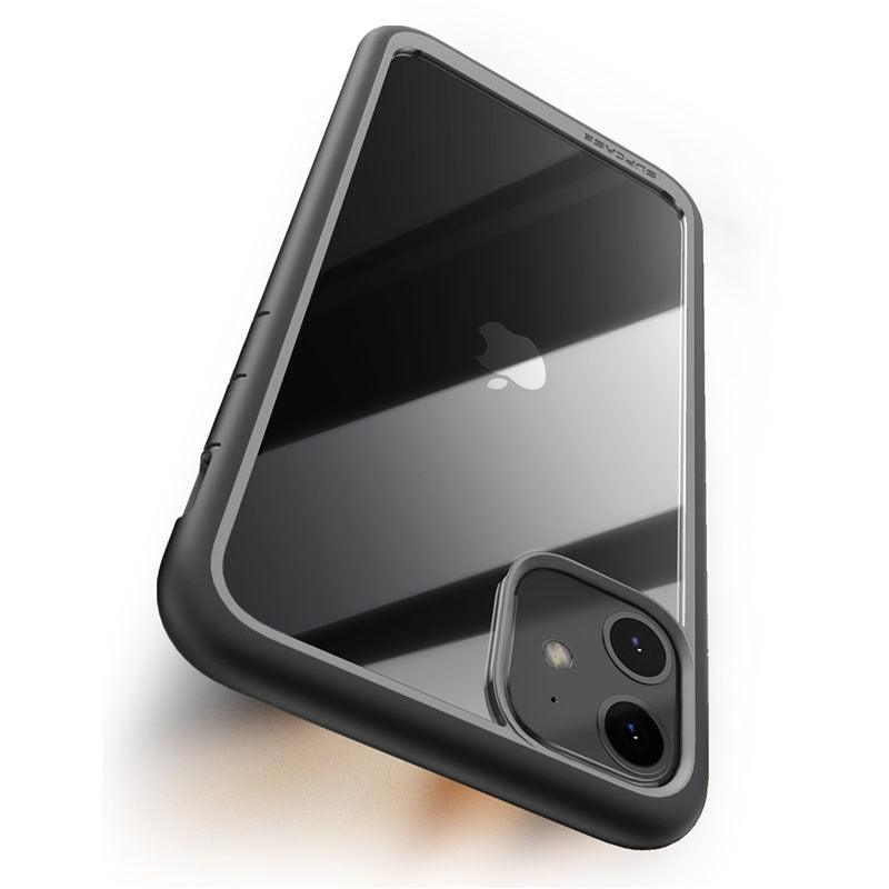 Pour iPhone 11 Coque 6,1 pouces Housse de protection élégante Bumper Case Élégant Étui pour iPhone 11 6,1 pouces Housse de protection transparente pour iPhone Ultra Mince Antichoc Clair Transparent Soft Case
