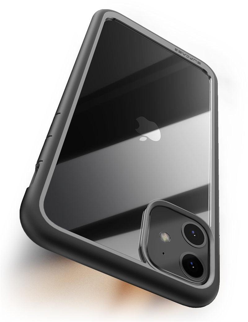Pour iPhone 11 Coque 6,1 pouces Housse de protection élégante Bumper Case Élégant Étui pour iPhone 11 6,1 pouces Housse de protection transparente pour iPhone Ultra Mince Antichoc Clair Transparent Soft Case