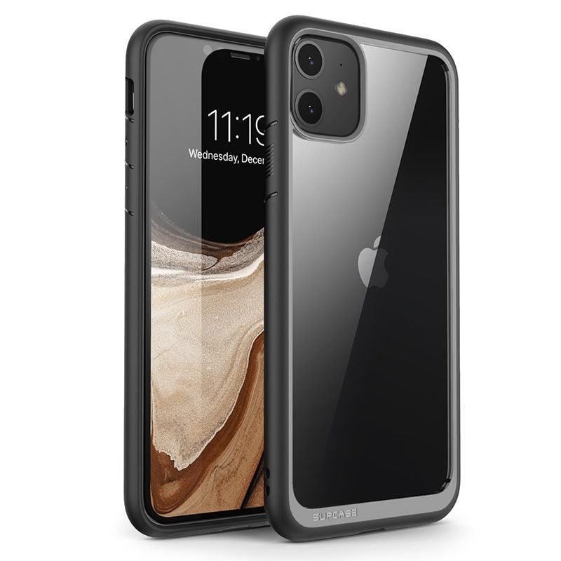 Pour iPhone 11 Coque 6,1 pouces Housse de protection élégante Bumper Case Élégant Étui pour iPhone 11 6,1 pouces Housse de protection transparente pour iPhone Ultra Mince Antichoc Clair Transparent Soft Case