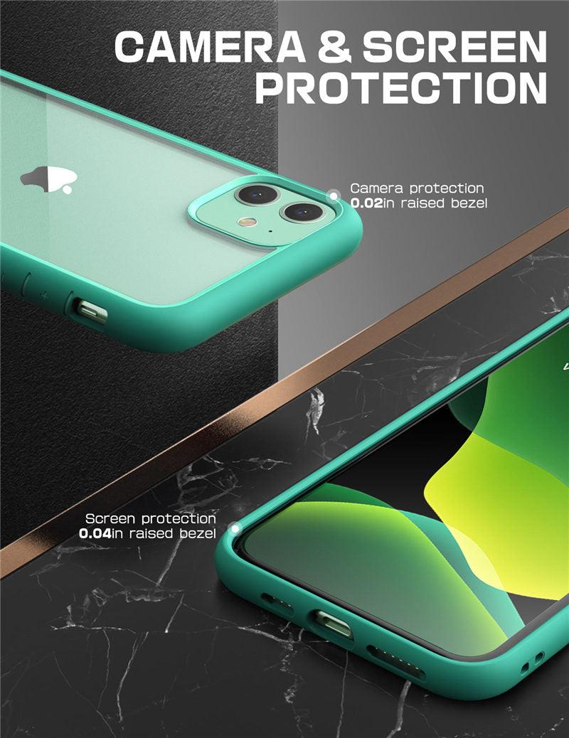 Pour iPhone 11 Coque 6,1 pouces Housse de protection élégante Bumper Case Élégant Étui pour iPhone 11 6,1 pouces Housse de protection transparente pour iPhone Ultra Mince Antichoc Clair Transparent Soft Case