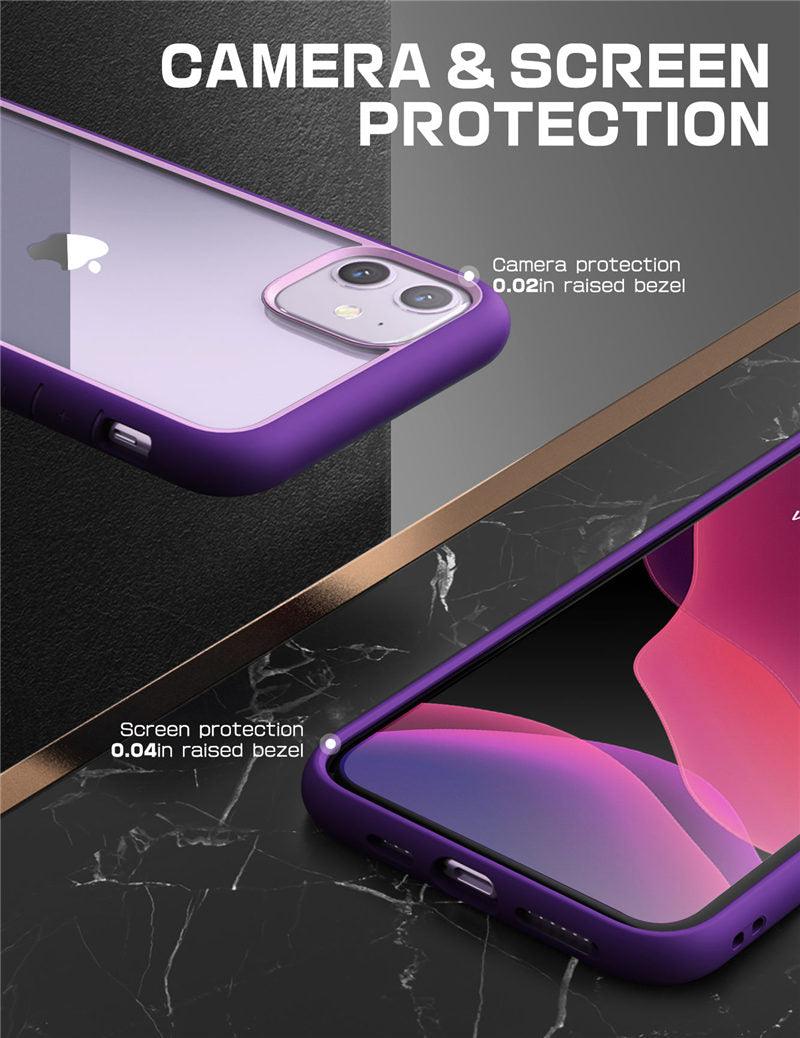 Pour iPhone 11 Coque 6,1 pouces Housse de protection élégante Bumper Case Élégant Étui pour iPhone 11 6,1 pouces Housse de protection transparente pour iPhone Ultra Mince Antichoc Clair Transparent Soft Case
