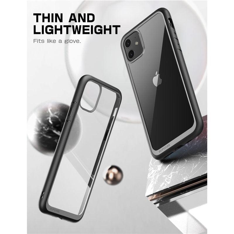 Pour iPhone 11 Coque 6,1 pouces Housse de protection élégante Bumper Case Élégant Étui pour iPhone 11 6,1 pouces Housse de protection transparente pour iPhone Ultra Mince Antichoc Clair Transparent Soft Case