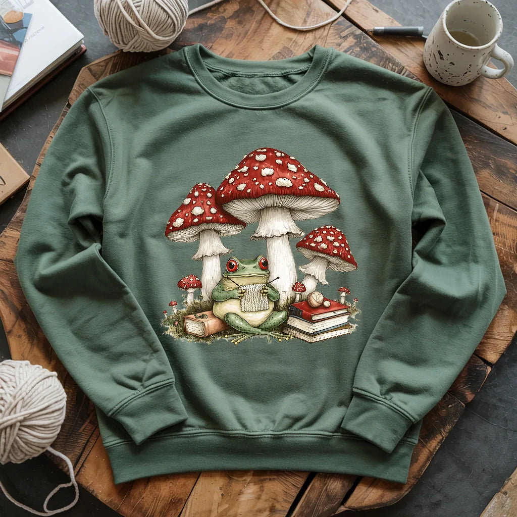 Sweat-shirt Grenouille Tricot