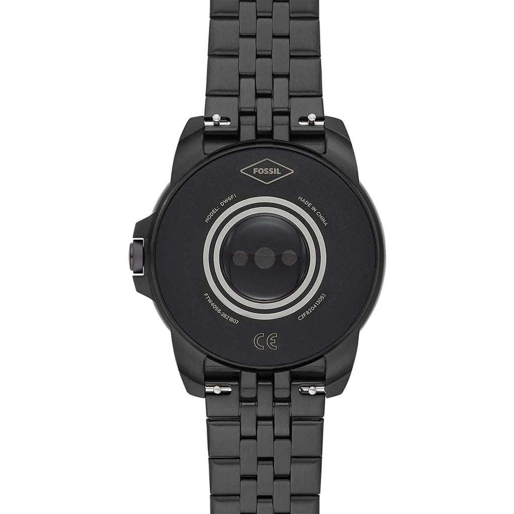 Montre intelligente Fossil Gen 5E à écran tactile de 44 mm en acier inoxydable pour homme avec Alexa