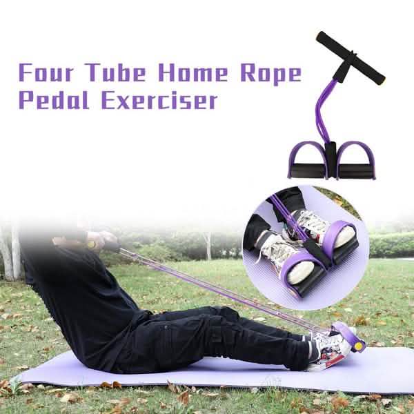 Pédalier d'appartement à quatre tubes pour abdominaux