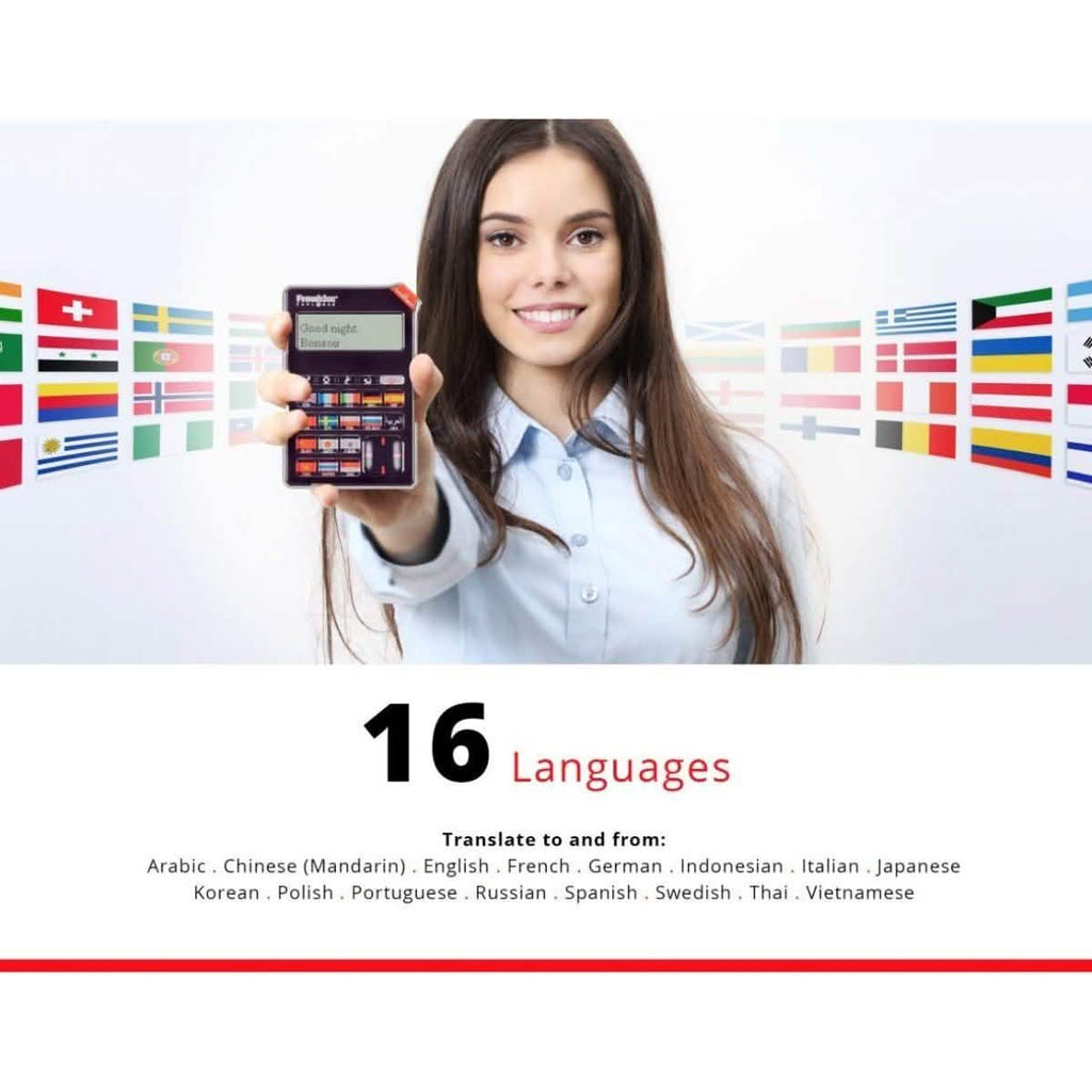 Traducteur de phrases Franklin 16 langues (Remis à neuf)