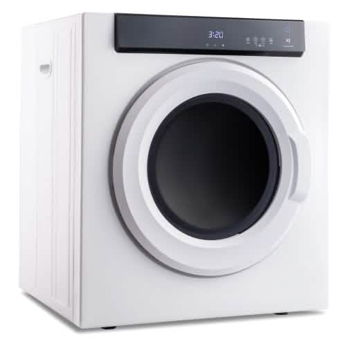 Sèche-linge à chargement frontal avec écran tactile et tambour en acier inoxydable