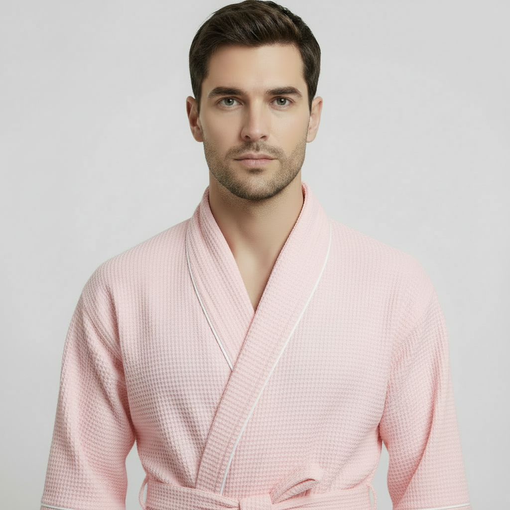 Peignoir gaufré de qualité supérieure pour homme