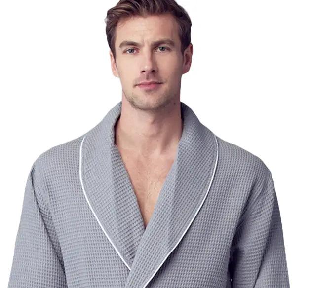 Peignoir gaufré de qualité supérieure pour homme