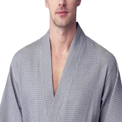 Peignoir gaufré pour homme - Absorbant, Léger