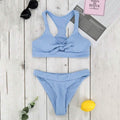 Ensemble bikini à nouer devant