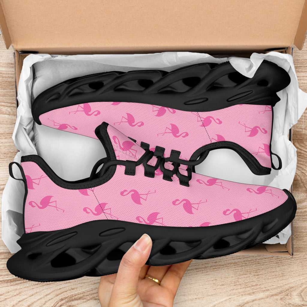 Baskets M-Sole Flamant Rose Simples