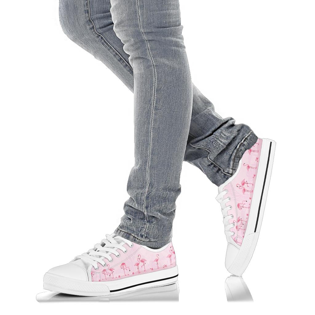 Chaussures basses flamant rose