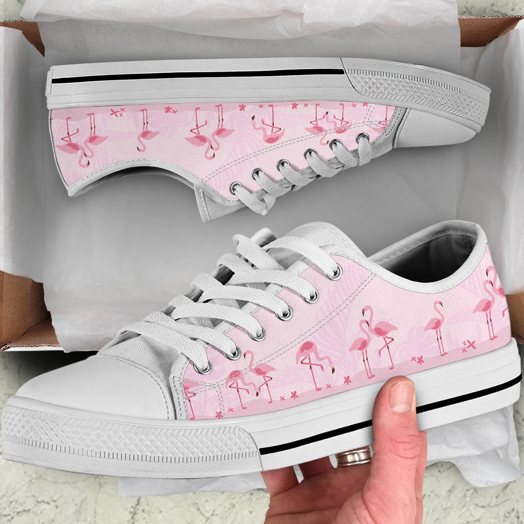 Chaussures basses flamant rose