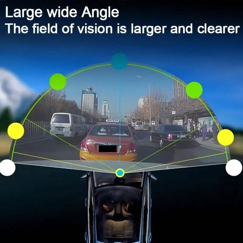 Caméra embarquée Full HD 1080p avec grand angle de vue de 140° et vision nocturne infrarouge