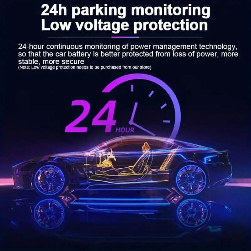 Caméra embarquée Full HD 1080p avec grand angle de vue de 140° et vision nocturne infrarouge