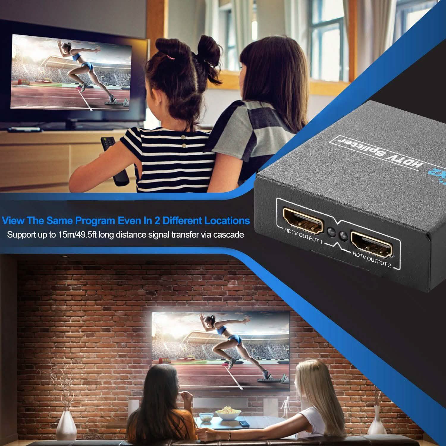 Amplificateur répartiteur HDTV Full HD 1080p