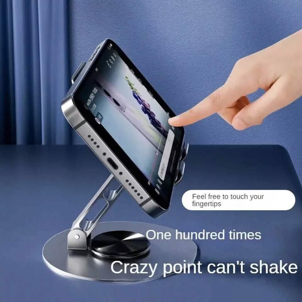 Support universel en métal à rotation à 360 degrés pour téléphone et tablette, anti-stress