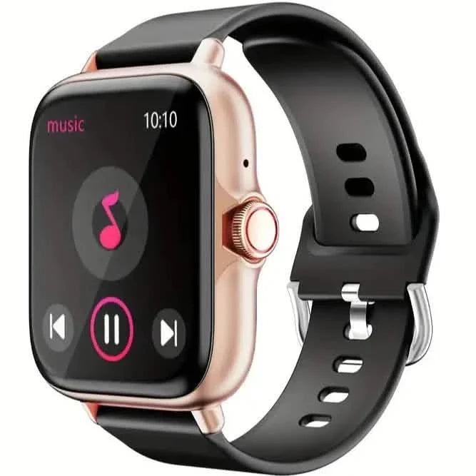 Montre connectée plein écran tactile avec suivi d'activité, fonctions d'appel et de message, podomètre et plus encore