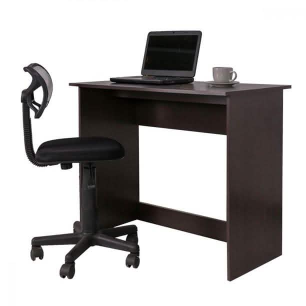 Bureau d'ordinateur entièrement en bois