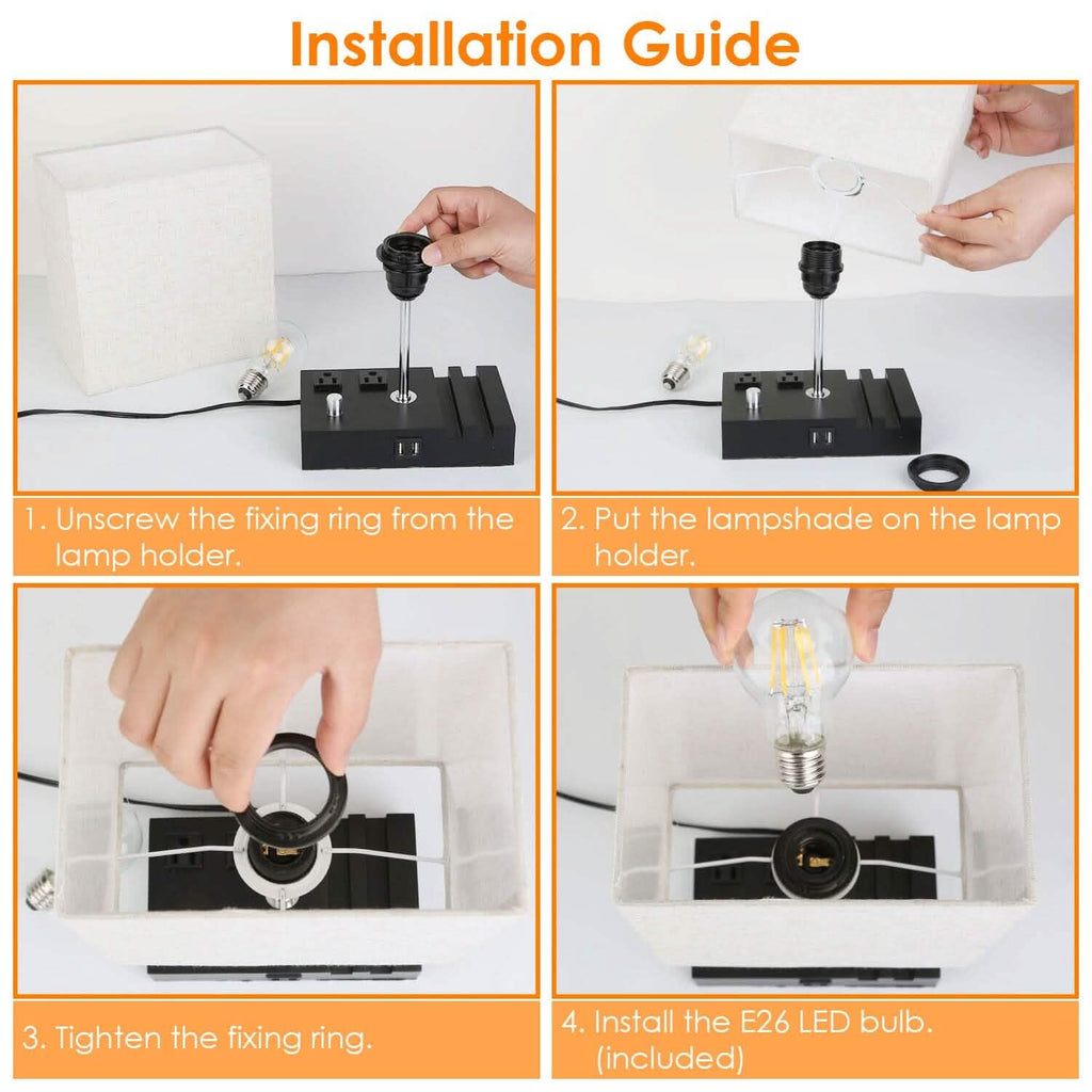 Lampe de table entièrement gradable